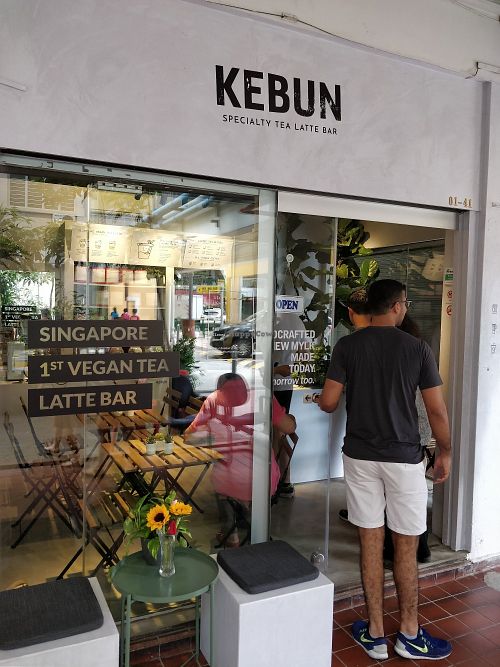 Store front at Kebun in Central Singapore