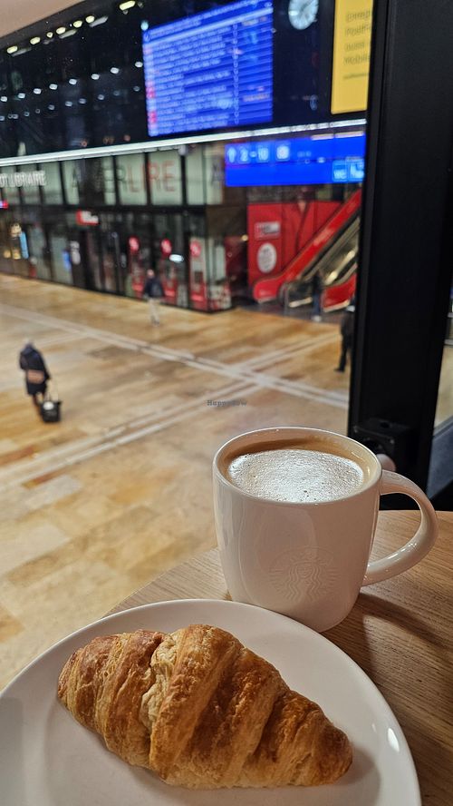  at Starbucks - Place de Cornavin in Geneva