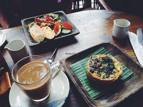breakfast at Kafe in Ubud