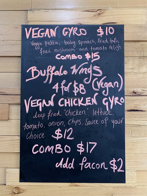 I had the vegan gyro, subbed the fries for salad. Too good! at Niko's Kitchen in Dulwich Hill