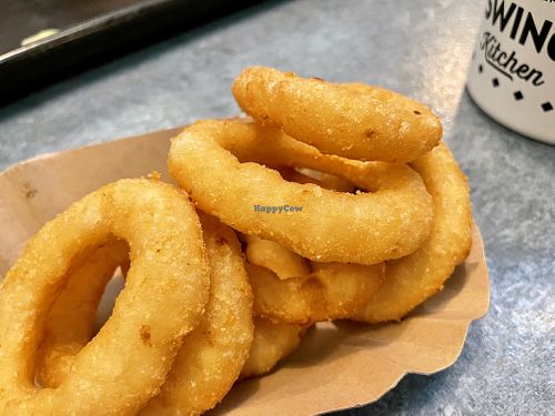onion rings at Swing Kitchen - Rosenthalerstraße in Berlin