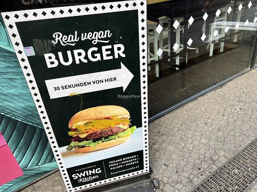 sign  at Swing Kitchen - Rosenthalerstraße in Berlin