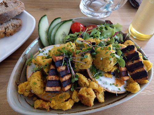 Bagel scrambled and bacon style at Mellow's - City in Osnabruck