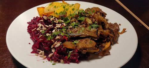 Vegan Liver at Psota in Warsaw