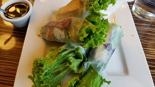 fresh rolls at LA Vegan in Los Angeles