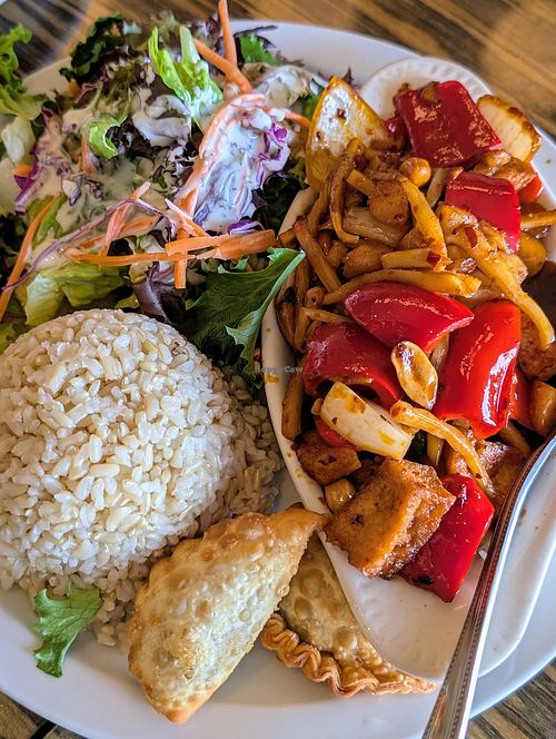 Kung Pao at LA Vegan in Los Angeles