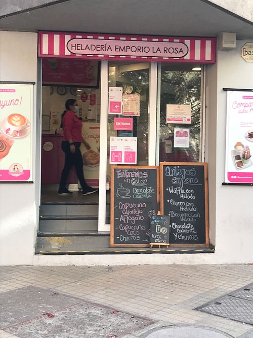  This is the smaller to-go location down the street. at Emporio La Rosa in Santiago