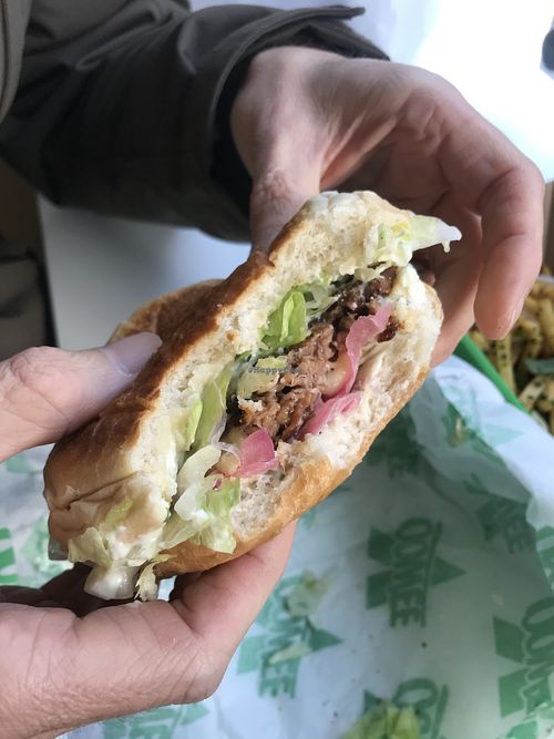 Beyond burger  at Oowee Vegan - Baldwin in Bristol