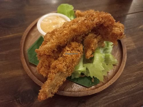 Chick'un drumsticks at Ganita Cafe in Pai