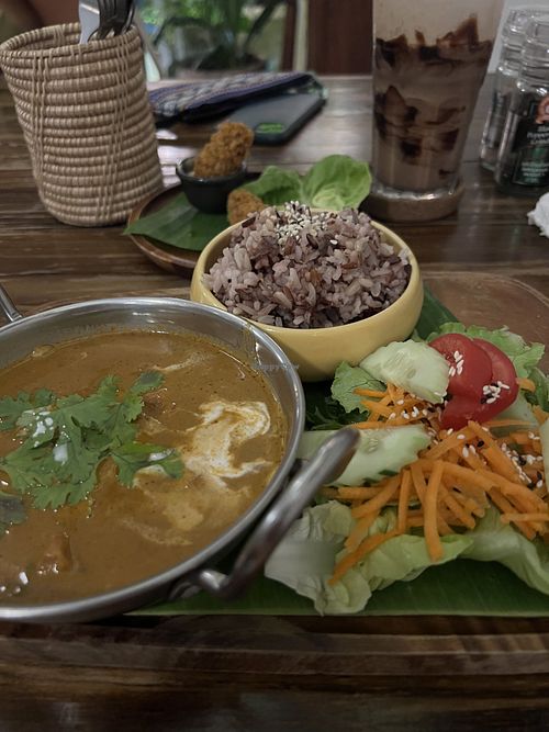 Tempeh tikka masala   at Ganita Cafe in Pai