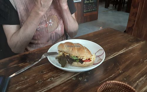 Egg sandwich. at Ganita Cafe in Pai