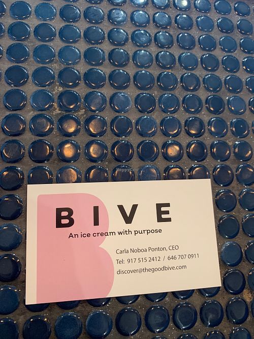 Bive vegan ice cream at Bive in New York City