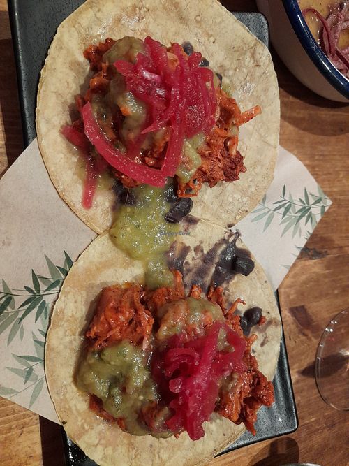 Gallo Santo - jackfruit tacos at Gallo Santo in Barcelona