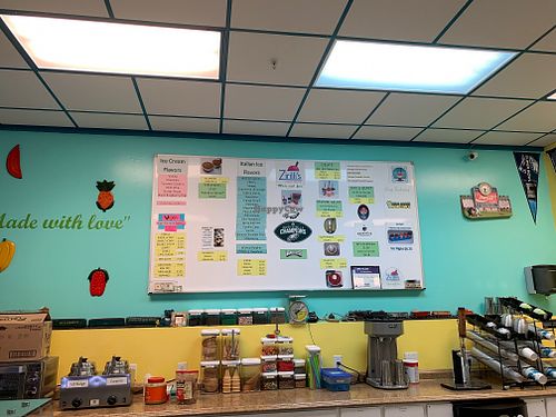 Menu at Zirilli's Chilly Treats  in Cape Coral