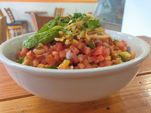 Chipotle Salad at EarthBowl in Tijuana