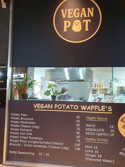Veganpot right next to Veganwaf at VeganWaf in Brussels
