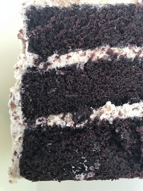 Chocolate divinity cake at Sukha Cafe in Baton Rouge