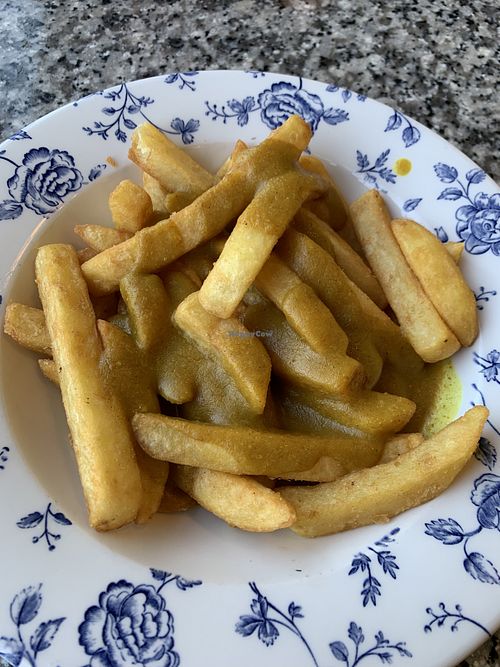 Curry chips  at The Forty Foot in Dun Laoghaire