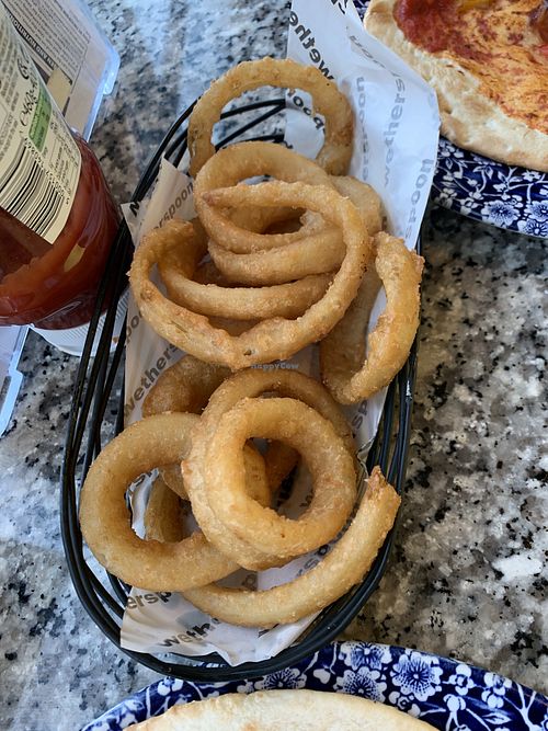 Onion rings  at The Forty Foot in Dun Laoghaire