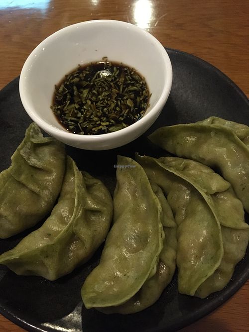 Vegetable gyoza at Wagamama - Crowne Plaza Hotel in Dubai