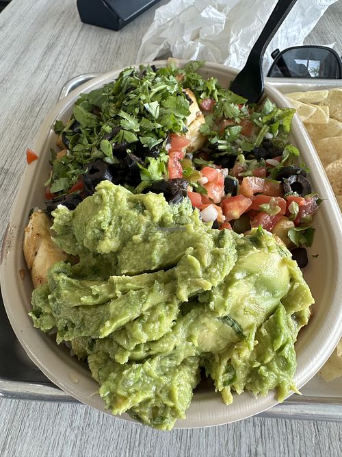 Tofu bowl   at Moe's Southwest Grill in Normal