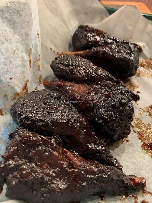 BBQ Drumettes  at Vegans Are Us in Vineland