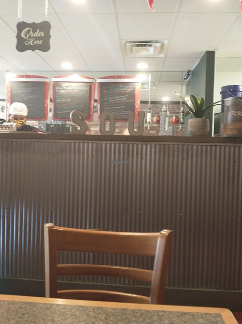 Awesome atmosphere.  Awesome menu.  Wish quarantine was over. at Vegans Are Us in Vineland