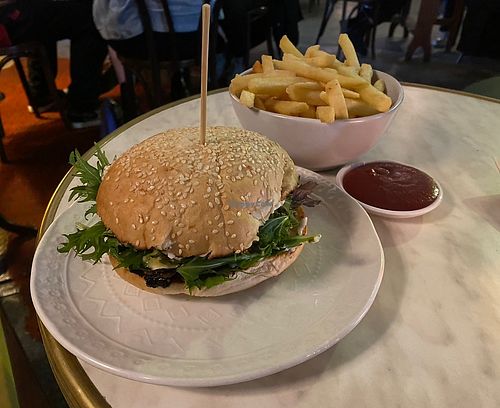 Special - parma burger and fries   at GG Bistro in Christchurch
