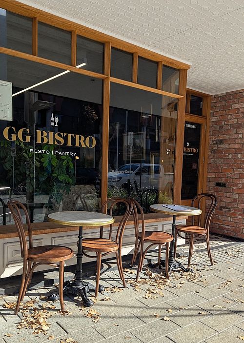 Front entrance at GG Bistro in Christchurch