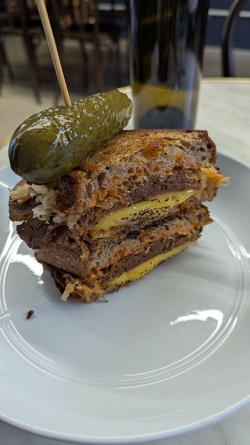 Reuben sandwich at GG Bistro in Christchurch