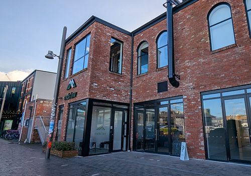 Rear entrance at GG Bistro in Christchurch