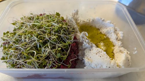 Beet Tartare and Feta at GG Bistro in Christchurch