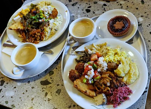 Buffet + Tart at Tibits in Lausanne