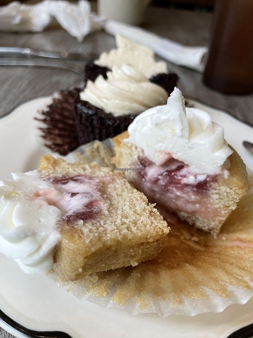 Strawberry lemonade cupcake   at Porch & Pantry in Mt Gretna
