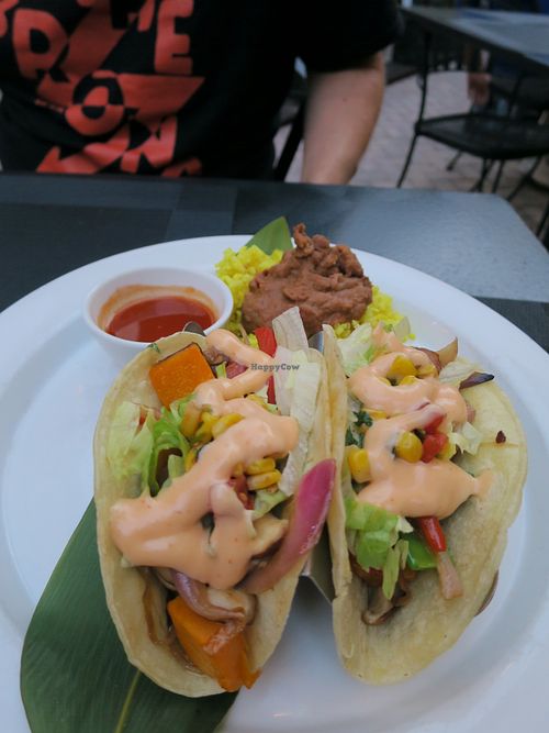 Vegan tacos. at LYNQ in Fort Myers
