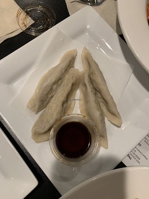 Steamed veggies dumplings - would not order again   at Vegan Plate in Roseville