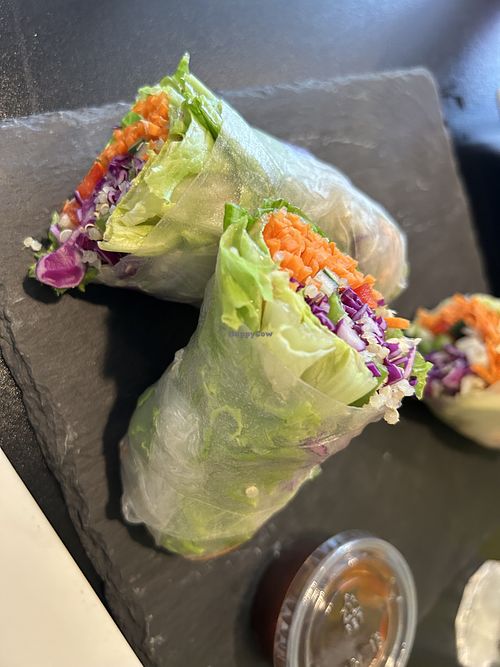 Summer roll appetizer   at Vegan Plate in Roseville