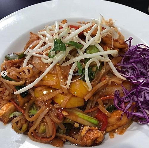 Pad Thai at Vegan Plate in Roseville