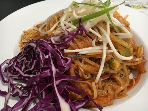 Vegetable pad thai at Vegan Plate in Roseville