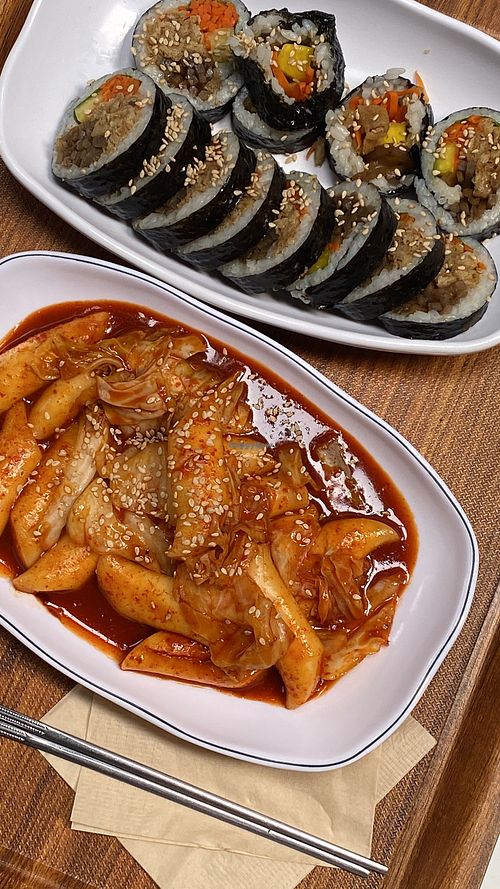   at Maru JaYeonSik Kimbap in Seoul