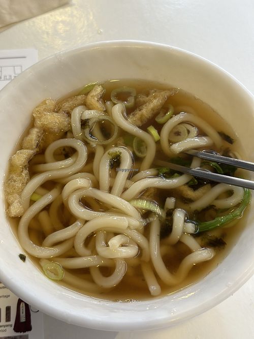 Udong soup  at Maru JaYeonSik Kimbap in Seoul