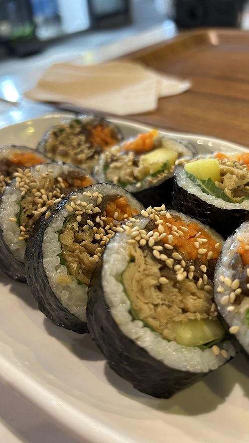 Kimbap  at Maru JaYeonSik Kimbap in Seoul