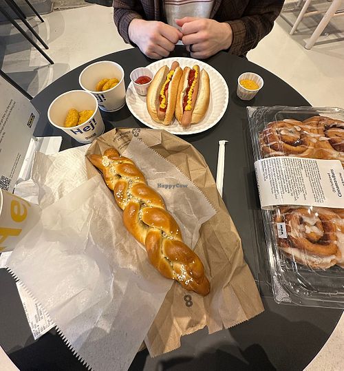 All of this (minus the cinnamon rolls but including a drink) was only about $11!!!  at IKEA in Canton