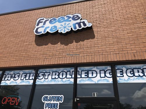 Outside  at Freeze Cream in Johns Creek
