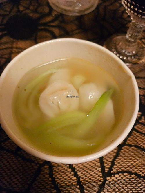 small wonton soup at Zen Gardens - Guelph in Guelph