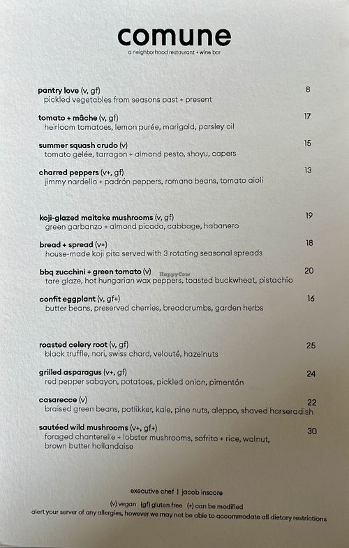   at Comune in Columbus