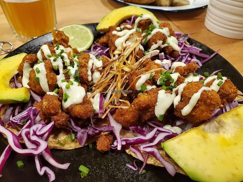 Cauliflower tacos at Veganda in Warsaw