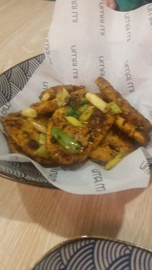 Lotus root at Umai Mi in Newcastle Upon Tyne