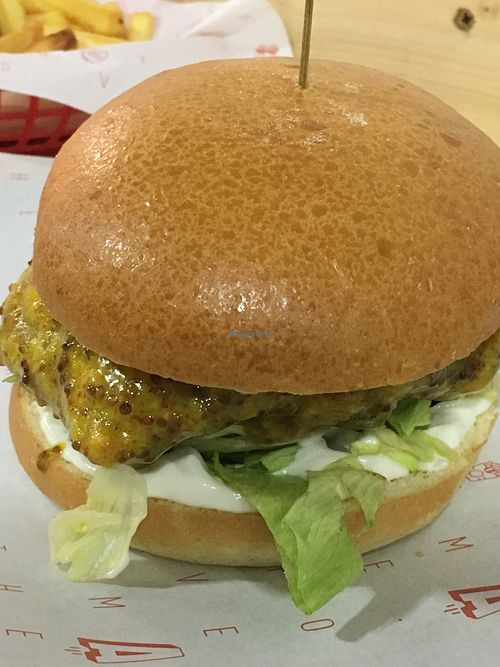 Free the Chick burger at Take A Veg in Dublin