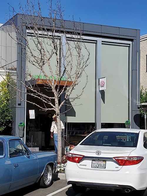 Outside at SunLife Organics in Pacific Palisades